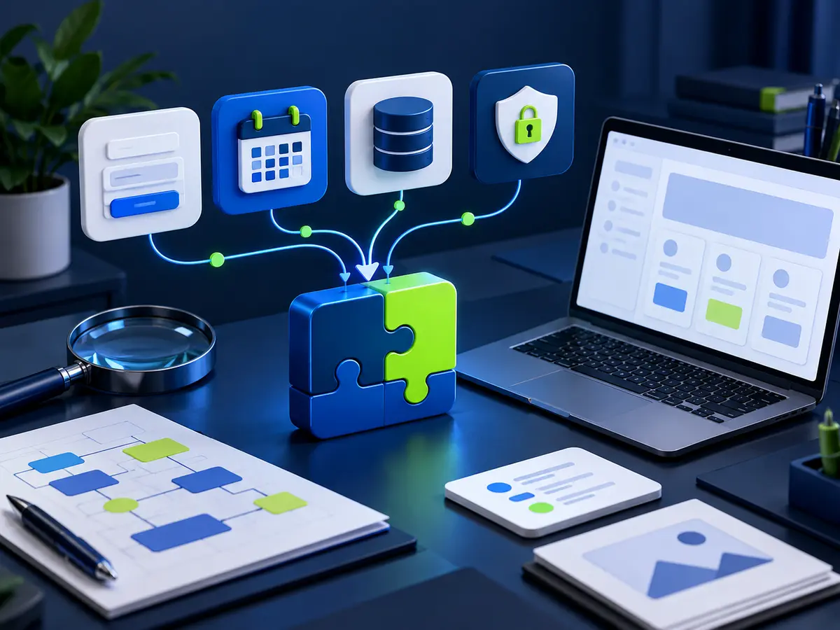 Planejamento de desenvolvimento de plugins WordPress com fluxos e integrações